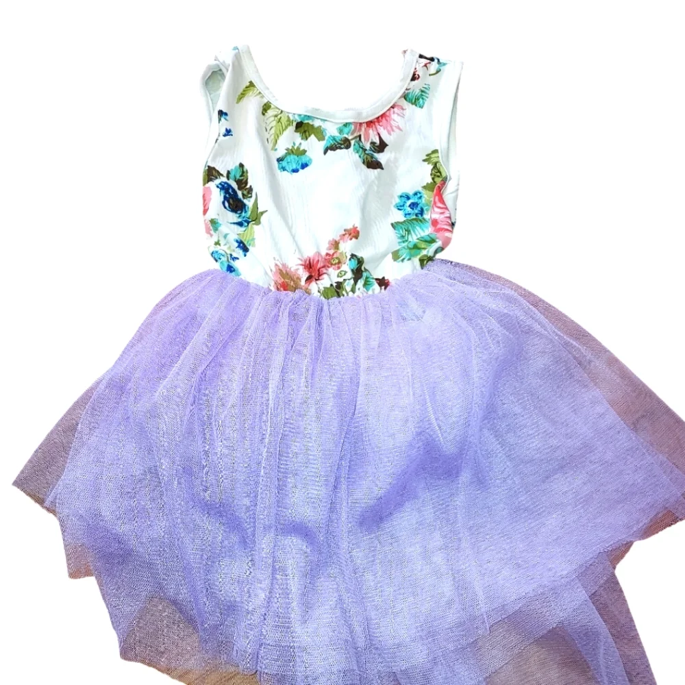 Girls Size 18-24 month floral dress beautiful thulle boutique style